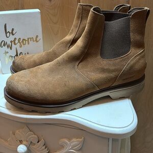 Sorel Brown Suede Chelsea Boots